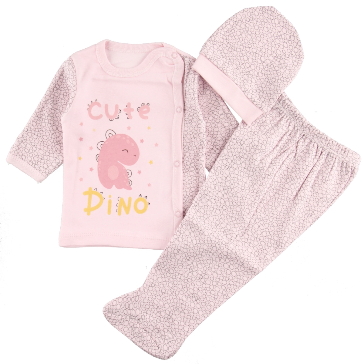 0/3 AY CUTE DINO BASKILI 3LU ZIBIN SET