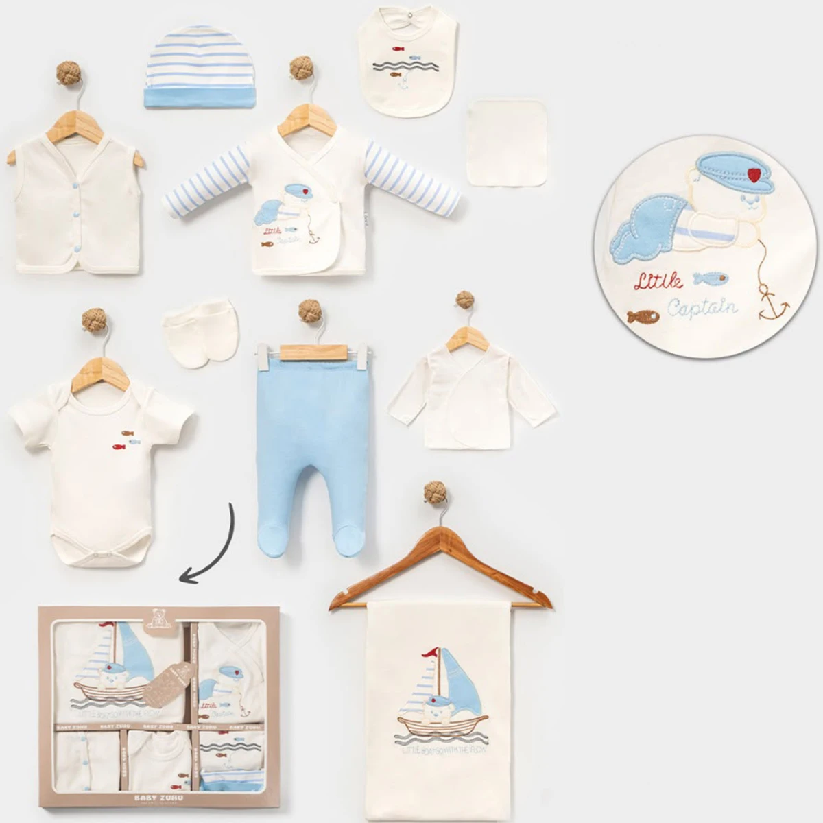 1/3 AY ERKEK DENİZCİ AYI 10 LU SET