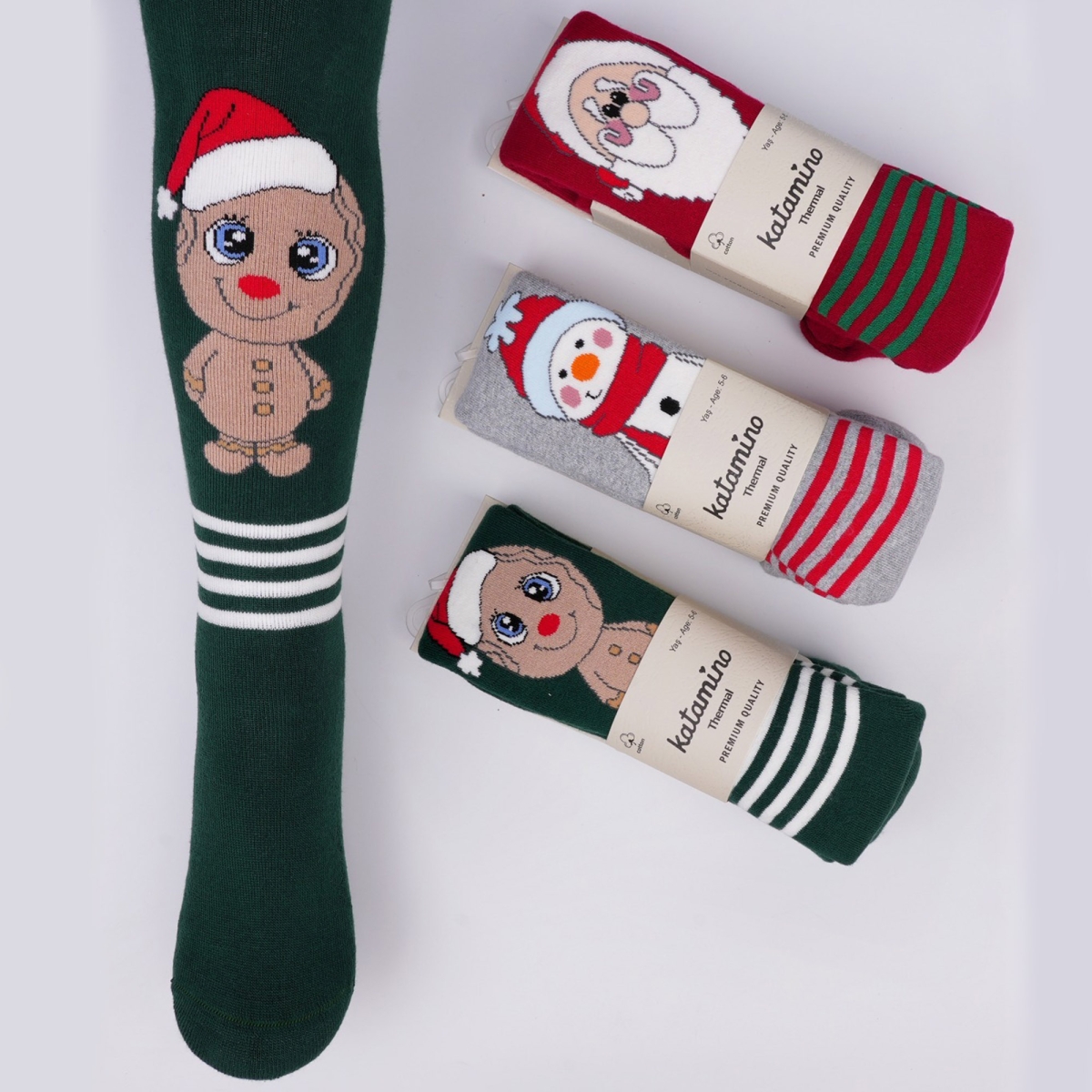 1/6 Y NOEL BASKILI KULOTLU CORAP