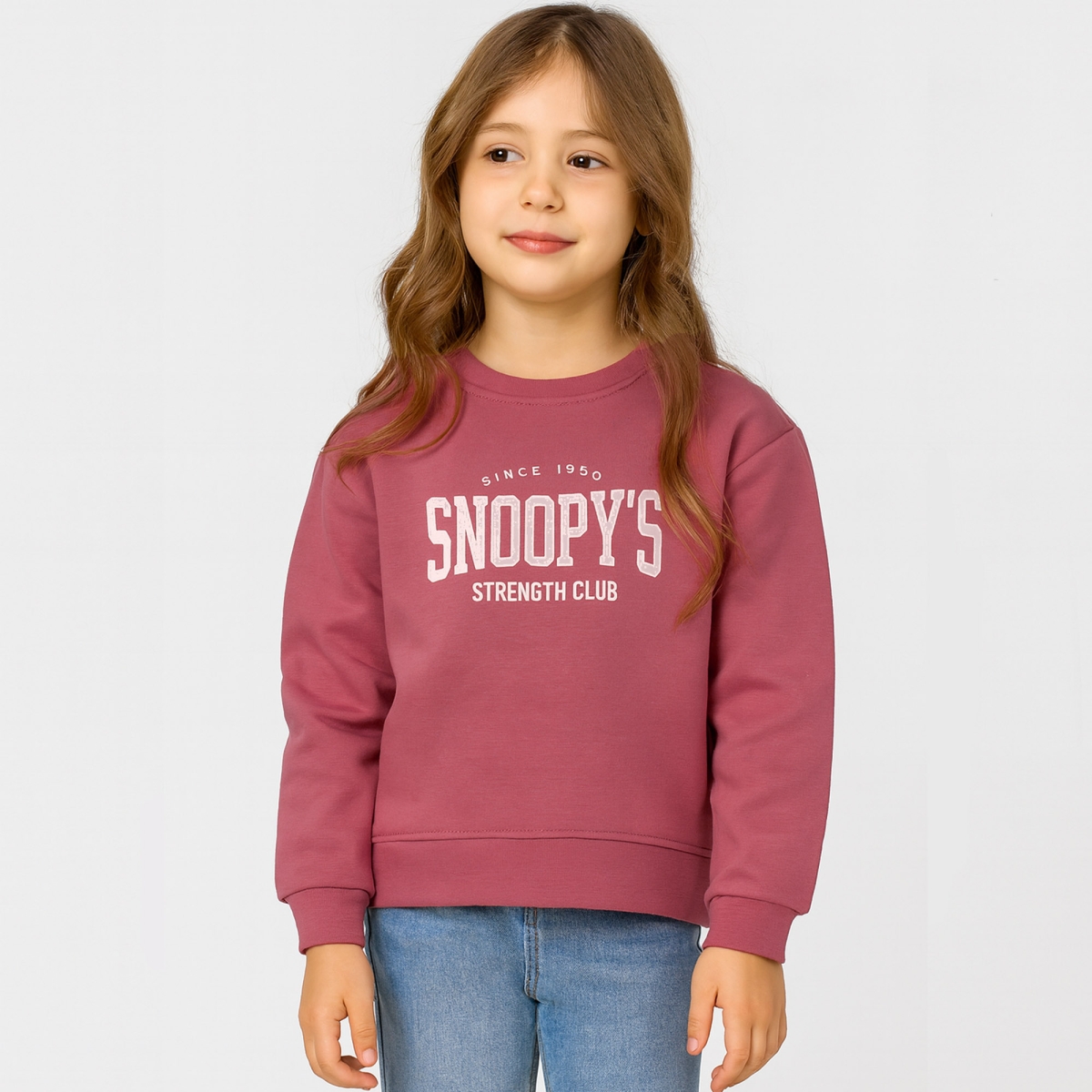3/12 Y SNOOPYS BASKILI KIZ SWEAT