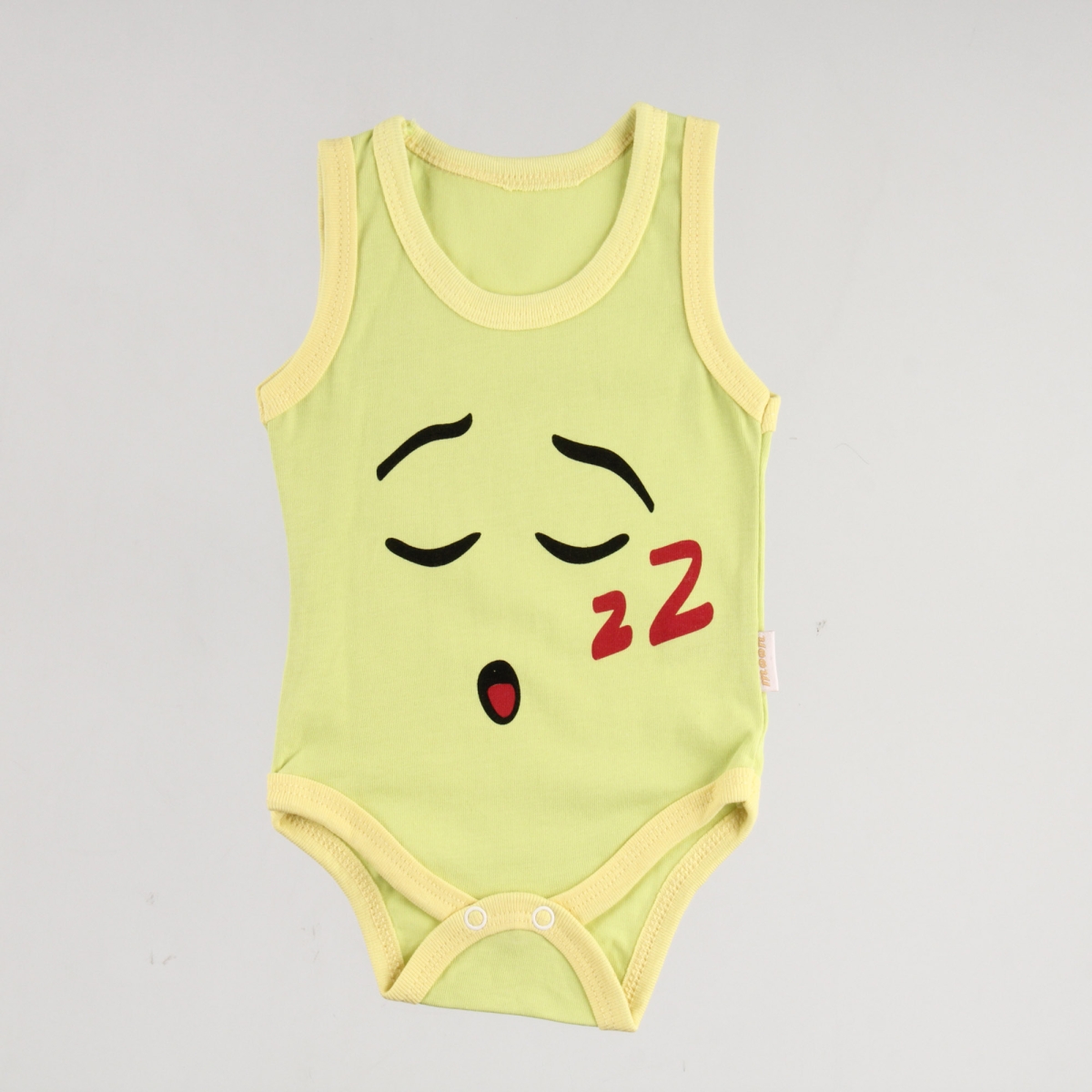 3/18 AY UYKU EMOJISI BASKILI BEBE BADİ