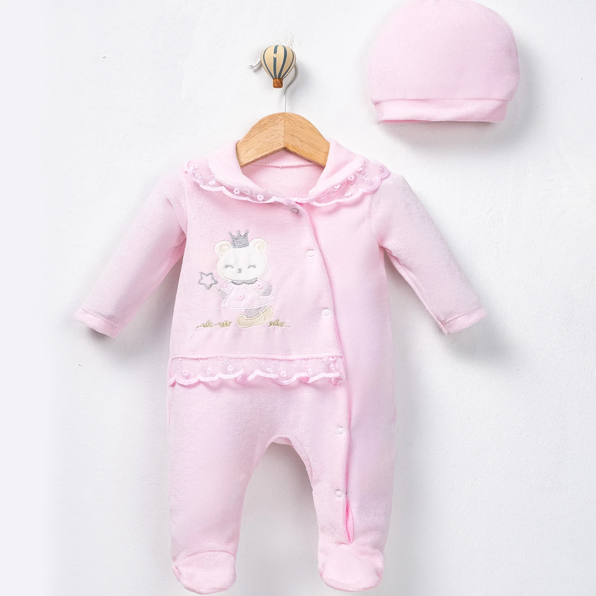 3/9 AY TACLI AYICIK BASKILI BEBE TULUM