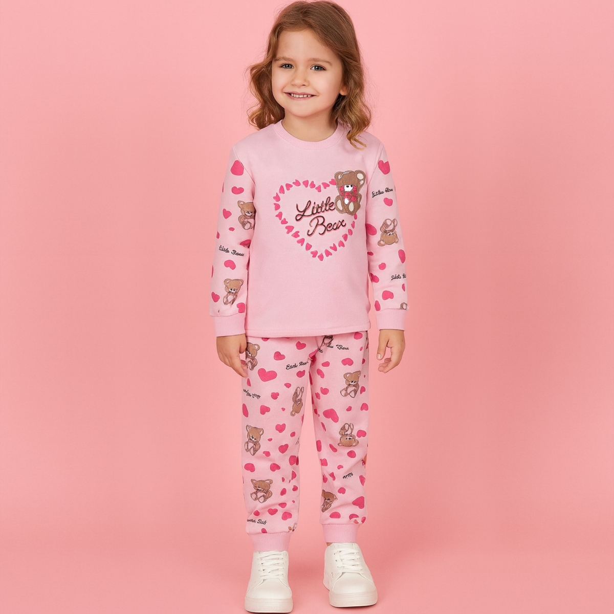 4/6 YAS KIZ KALPLİ LITTLE BEAR 2Lİ TAKIM 