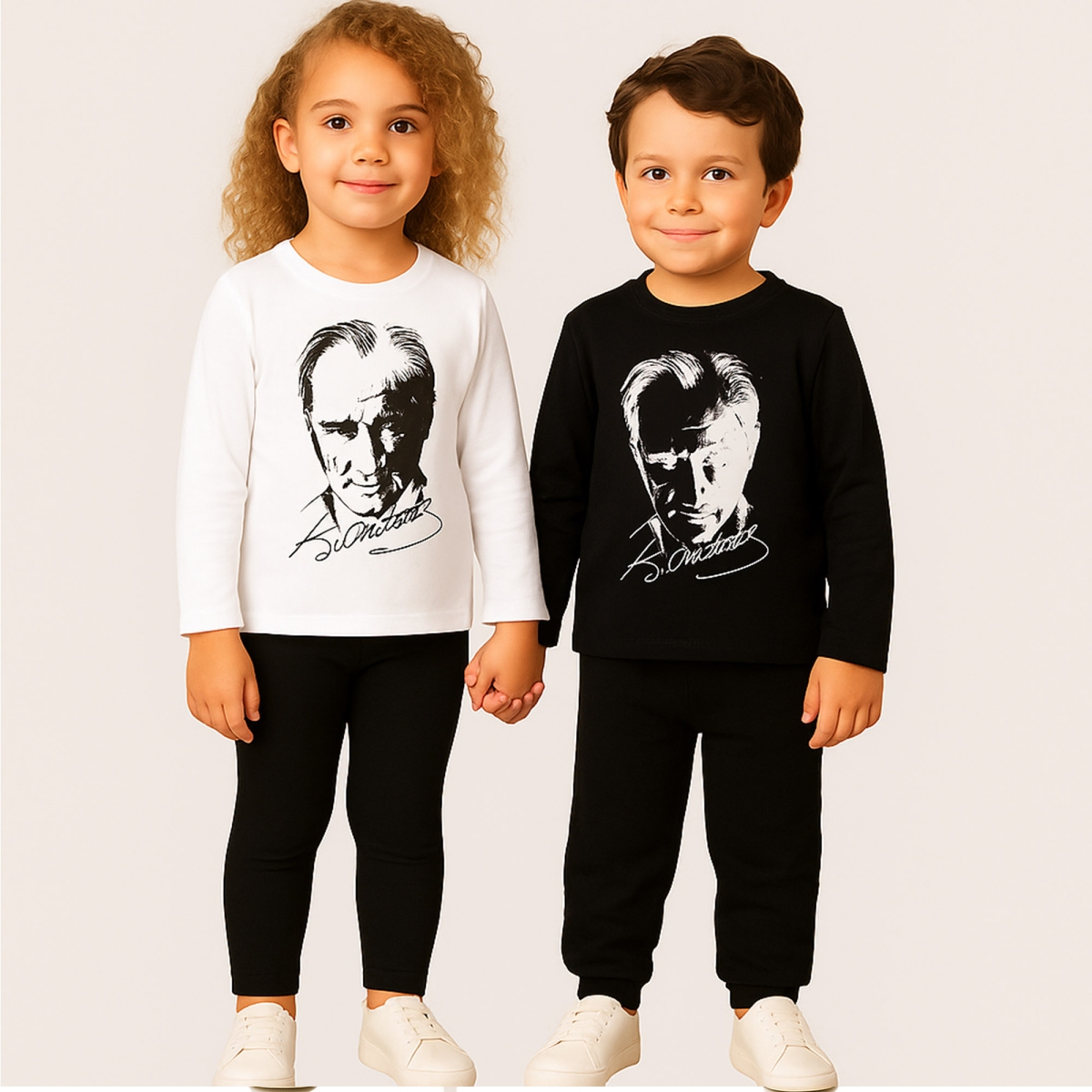 5/8 Y ATATÜRK  BASKILI TISORT