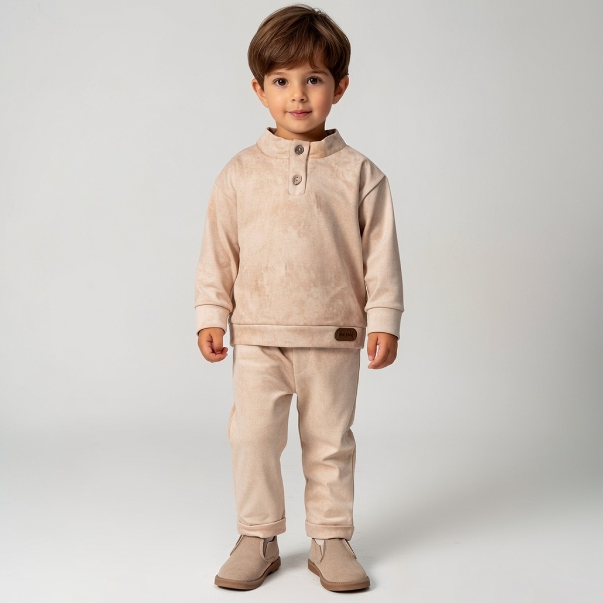 6/18 AY ERKEK SÜET BASKILI TAKIM