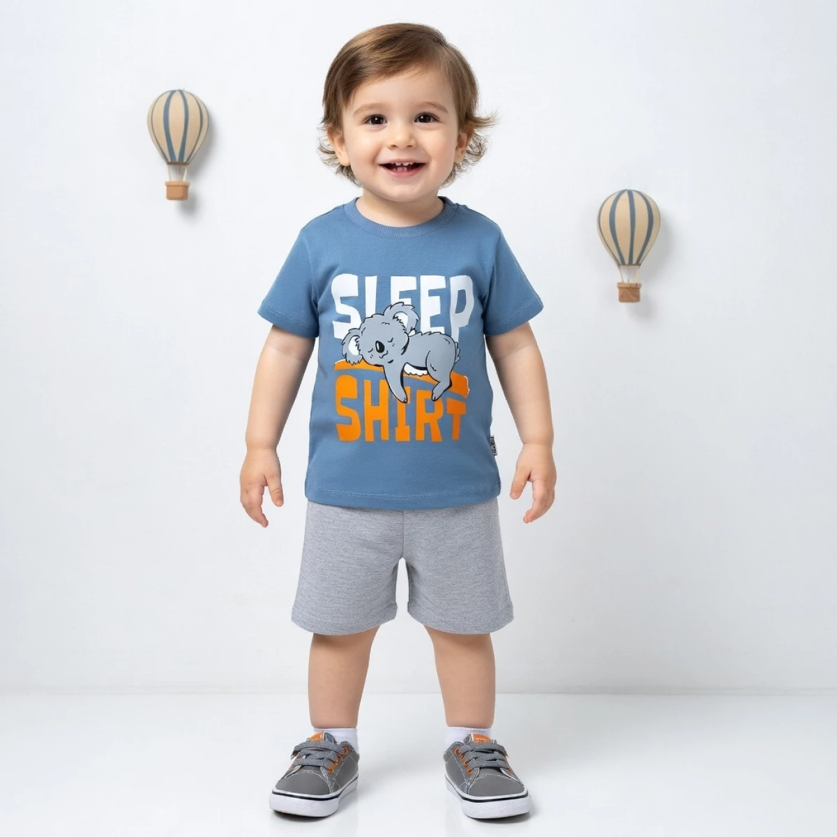 6/24 AY ERKEK SLEEP SHIRT 2 Lİ TAKIM