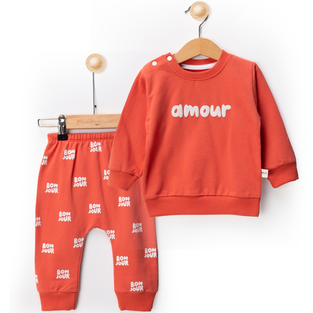 9/18 AY KIZ İKİ İP KIZ AMOUR TAKIM 