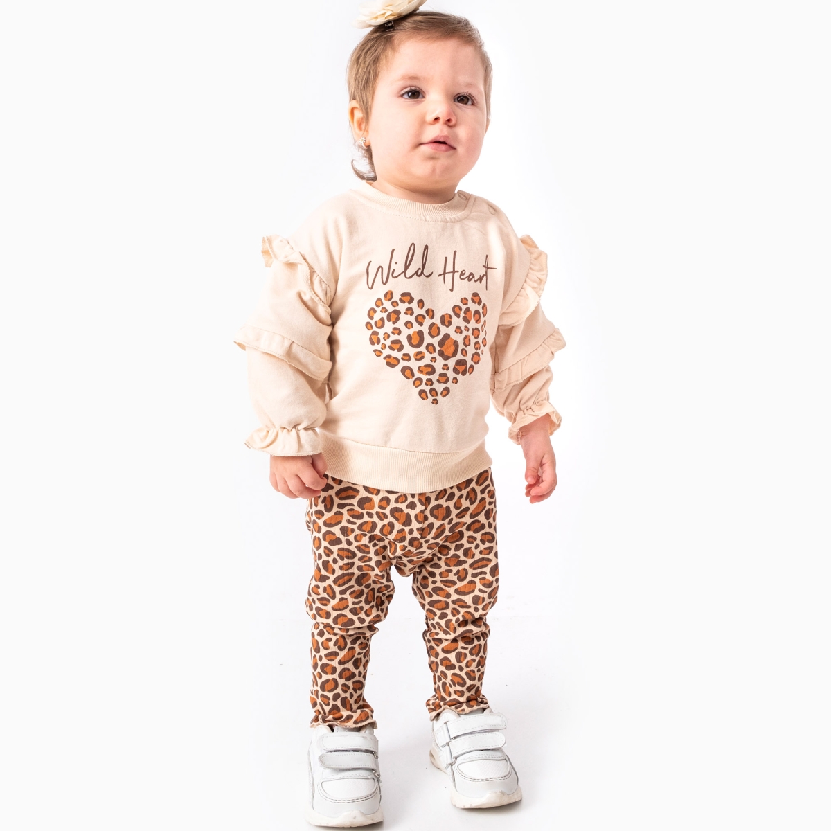 9/24 AY ERKEK BABY LEOPAR KALP VE TAYT BASKILI İKİ
