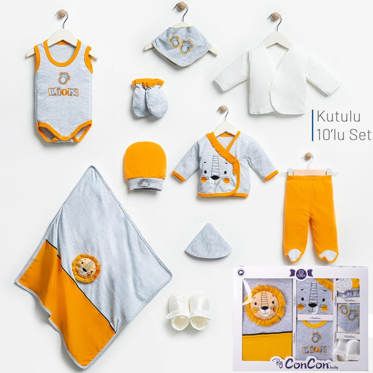 ASLANLI NAKISLI 10 LU SET