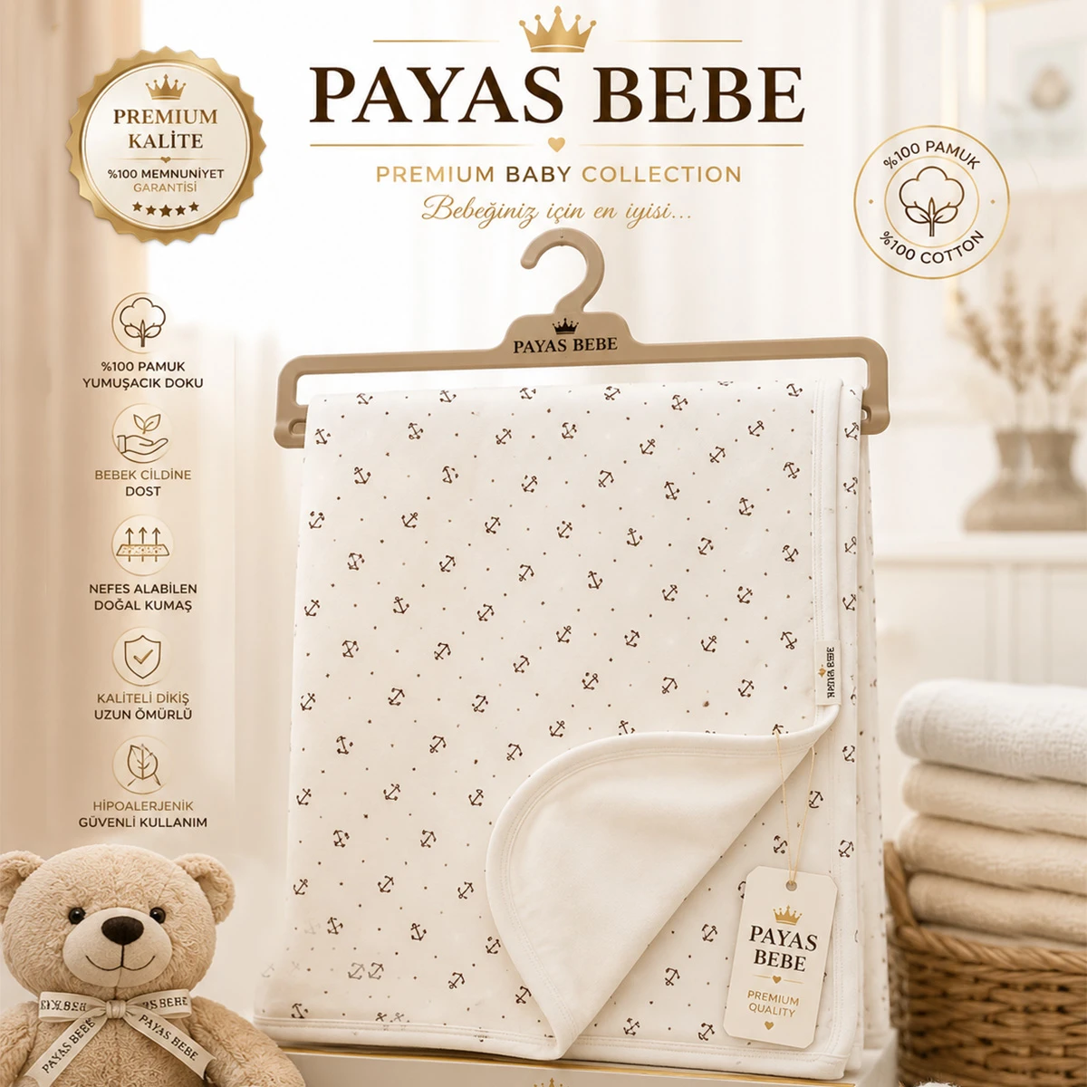 ASTARLI CAPA DESEN BEBE BATTANIYE