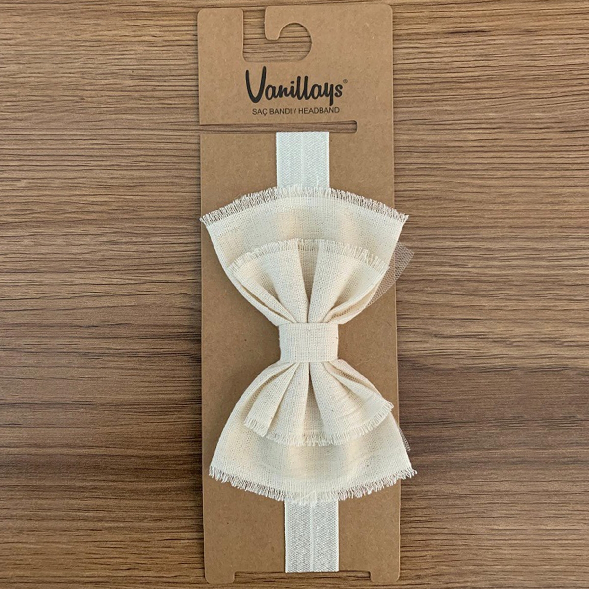 KUMAS FIYONKLU BEBE BANDANA 