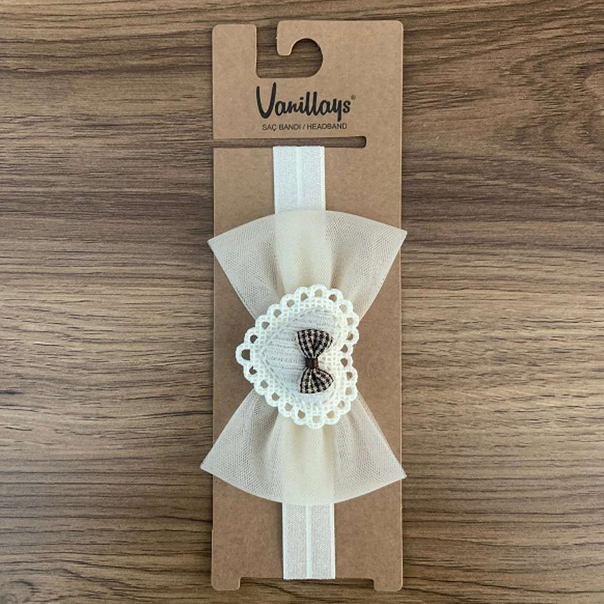 KURDELALI KALPLİ BANDANA 