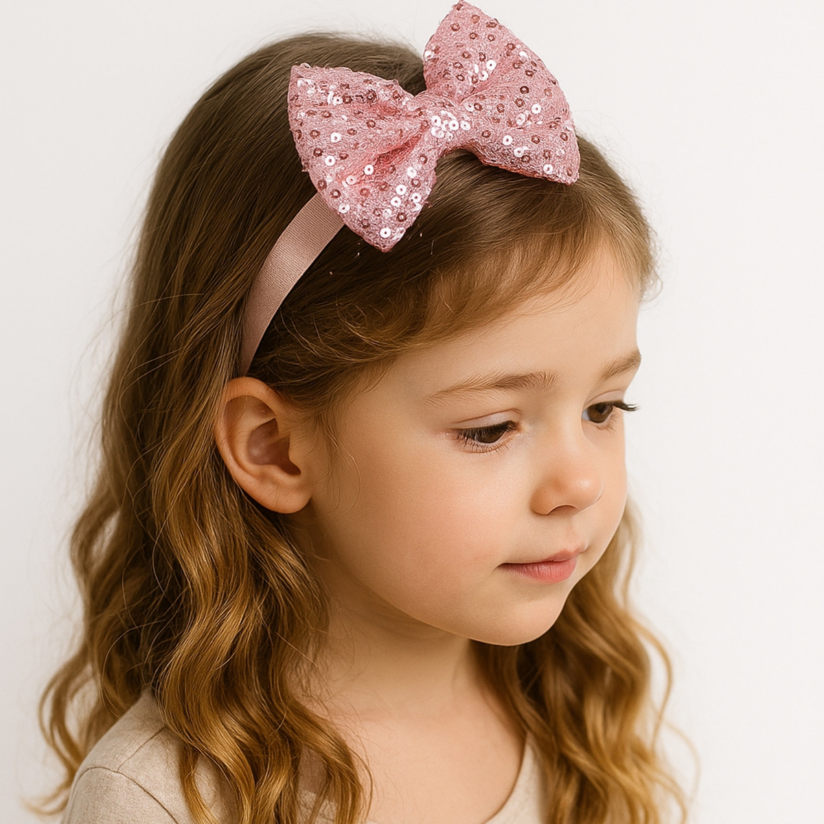PULLU FIYONKLU BEBE BANDANA