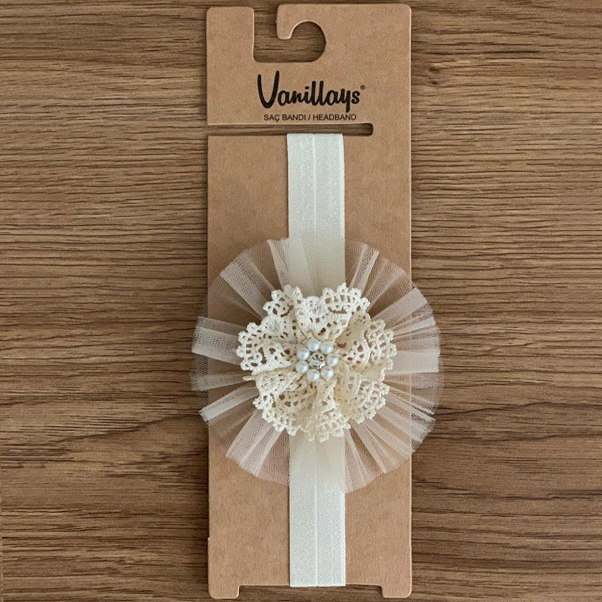 TULLU DANTELLI BEBE BANDANA 