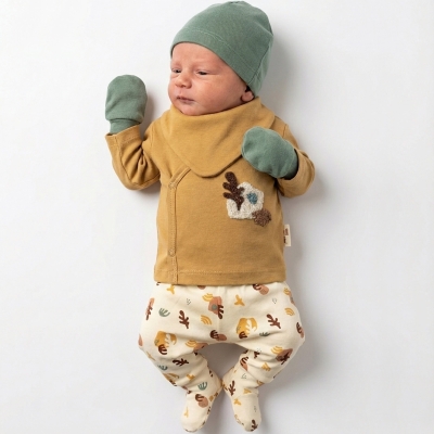 0/3 AY ERKEK BABY COOL SOYUT DESEN BEŞLİ TAKIM