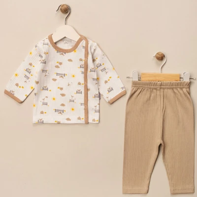 0/3 AY UNİSEX KOYUNLU 2 Lİ ZIBIN 