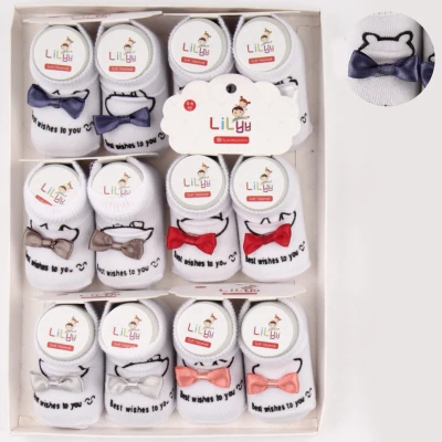 0/6 AY AYAKLI PAPYONLU AYILI BEBE CORAP