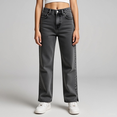 11/15 Y MOM JEANS PACA YIRTMACLI KIZ PANTOLON