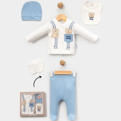 1/3 AY ERKEK CUTE BEAR 5 Lİ SET