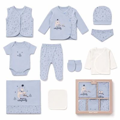 1/3 AY ERKEK WAFFLE PENGUEN 10 LU SET