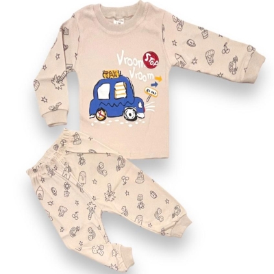 1/3 Y RENKLI VROOM PIJAMA TAKIM