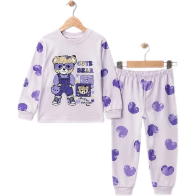 1/3 YAS KIZ KALPLİ CUTE BEAR 2Lİ TAKIM 