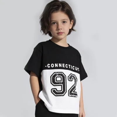 1/4 Y 92 BASKILI ERKEK TISORT