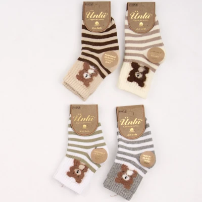 1/4 Y CIZGILI AYILI COCUK CORAP