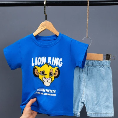 1/4 Y LION KING BASKILI SORTLU ERKEK TAKIM