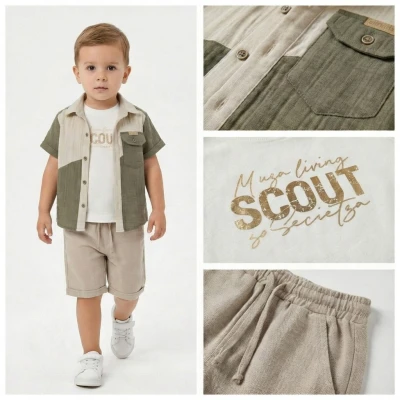 1/4 Y SCOUT TISORTLU SORTLU 3LU ERKEK TAKIM