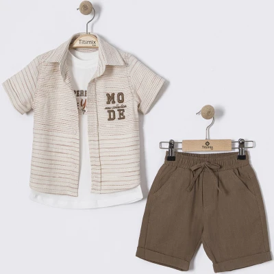 1/4 YAS ERKEK 26778 1/4YAŞ PUNTO DİKİŞLLİ ÜÇLÜ TAK