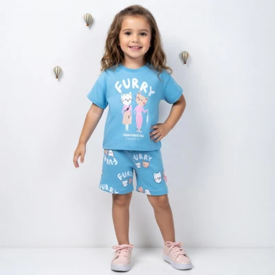 1/4 YAS KIZ FURRY 2Lİ TAKIM