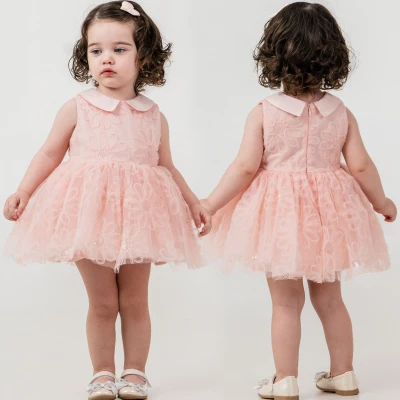 1/4 YAS KIZ KIZ ÇOCUK ELBİSE