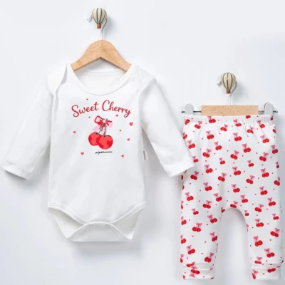1/9 AY KIZ SWEET CHERRY BODYLİ 2Lİ TAKIM 