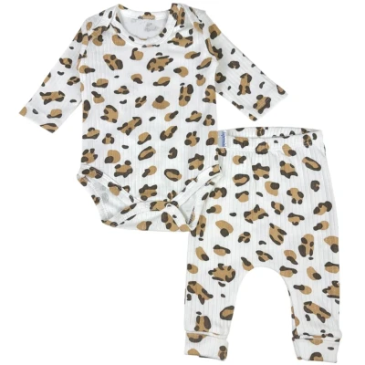 1/9 AY UNİSEX LEOPAR BODYLI 2Lİ TAKIM 