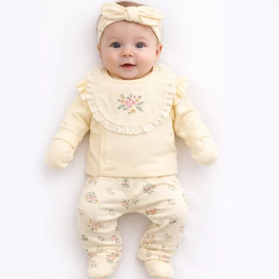 2/2 AY KIZ KOL FIRFIRLI ONLUK NAKISLI BEŞLI SET