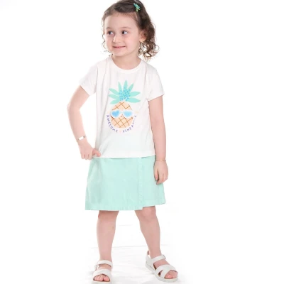 2/5 Y ANANAS BASKILI SORT ETEKLI KIZ TAKIM