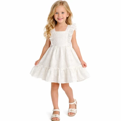 2/5 Y ARKASI FIYONKLU NAKISLI ELBISE