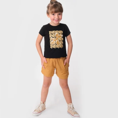 2/5 Y BALONDAN HAYVAN BASK. SORTLU KIZ TAKIM