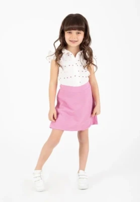 2/5 Y BLUZLU SORT ETEKLI KIZ TAKIM