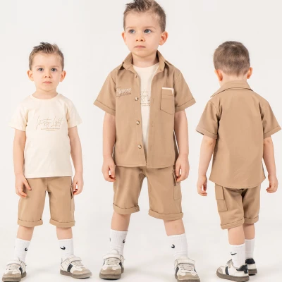 2/5 Y CEPLI GOMLEKLI SORTLU 3LU ERKEK TAKIM