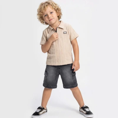 2/5 Y FERMUAR TISORTLU SORTLU ERKEK TAKIM