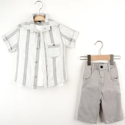 2/5 Y GOMLEKLI SORTLU 3LU ERKEK TAKIM