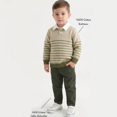 2/5 Y GOMLEKLI  TRIKO KAZAKLI 3LU ERKEK TAKIM