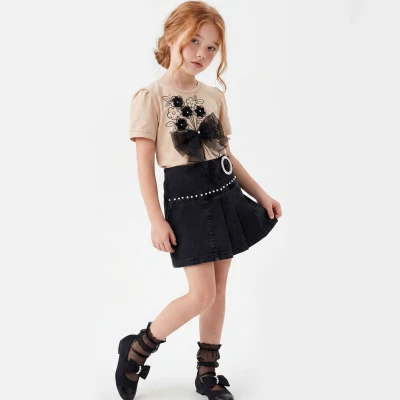 2/5 Y INCI CICEKLI ETEKLI KIZ TAKIM