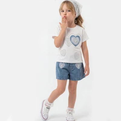 2/5 Y KALP TASLI SORTLU KIZ TAKIM