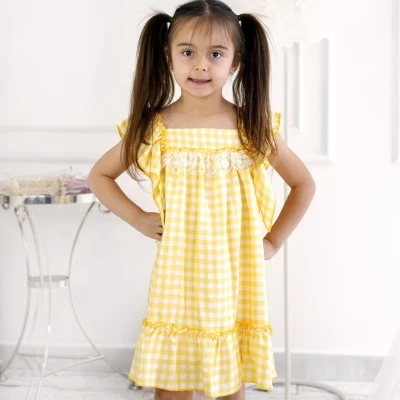 2/5 Y KARELI DANTELLI ELBISE