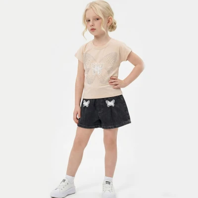 2/5 Y KELEBEK TASLI SORTLU KIZ TAKIM