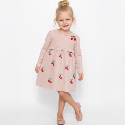 2/5 Y KIRAZ AKSESUARLI ELBISE