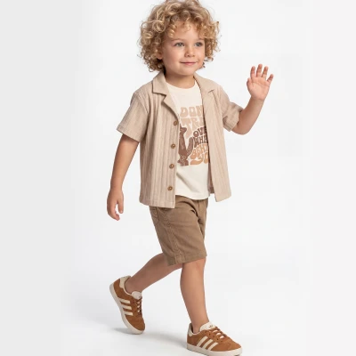 2/5 Y KISAKOL GOMLEKLI 3LU ERKEK TAKIM